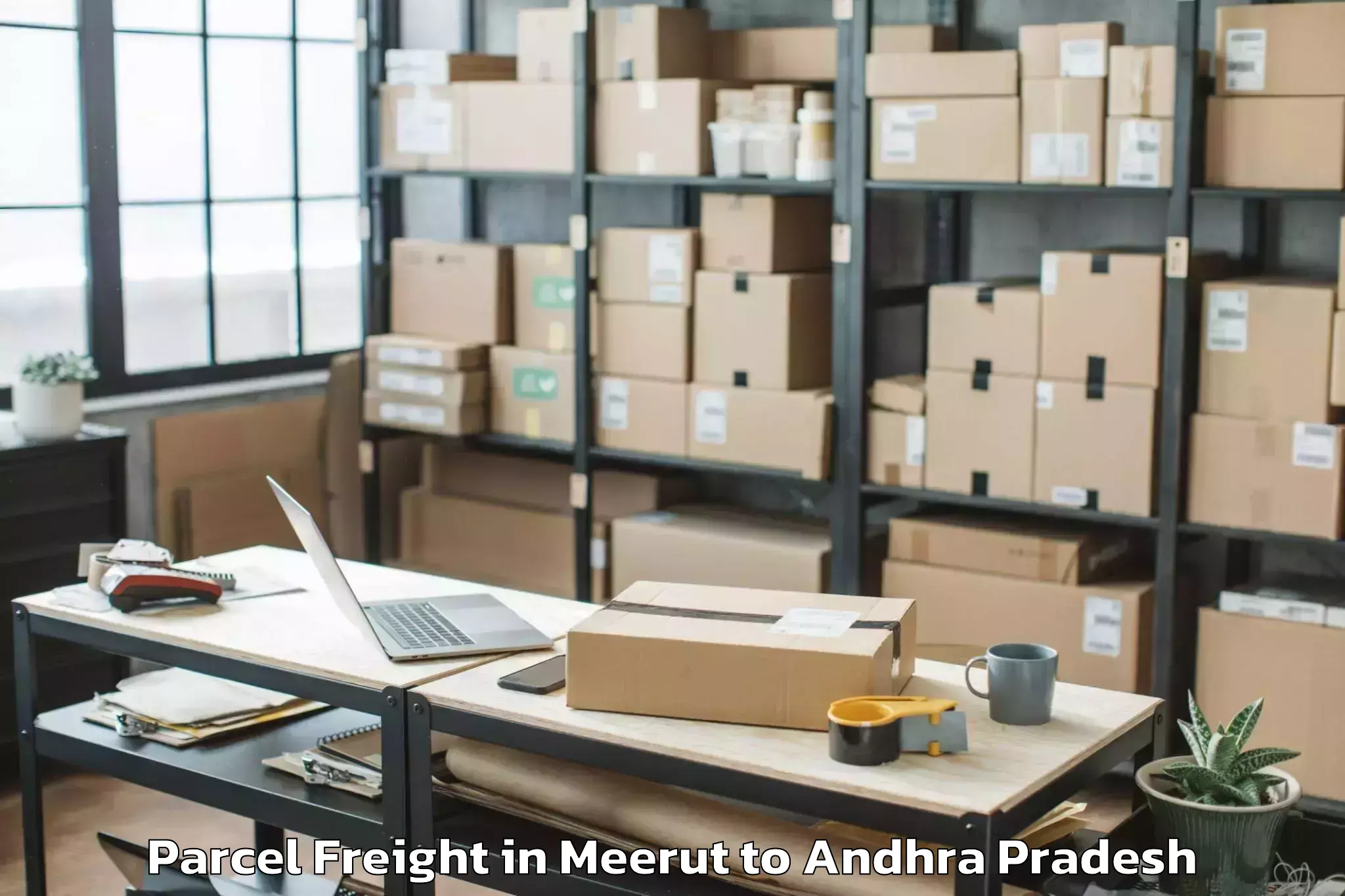 Meerut to Sambepalle Parcel Freight